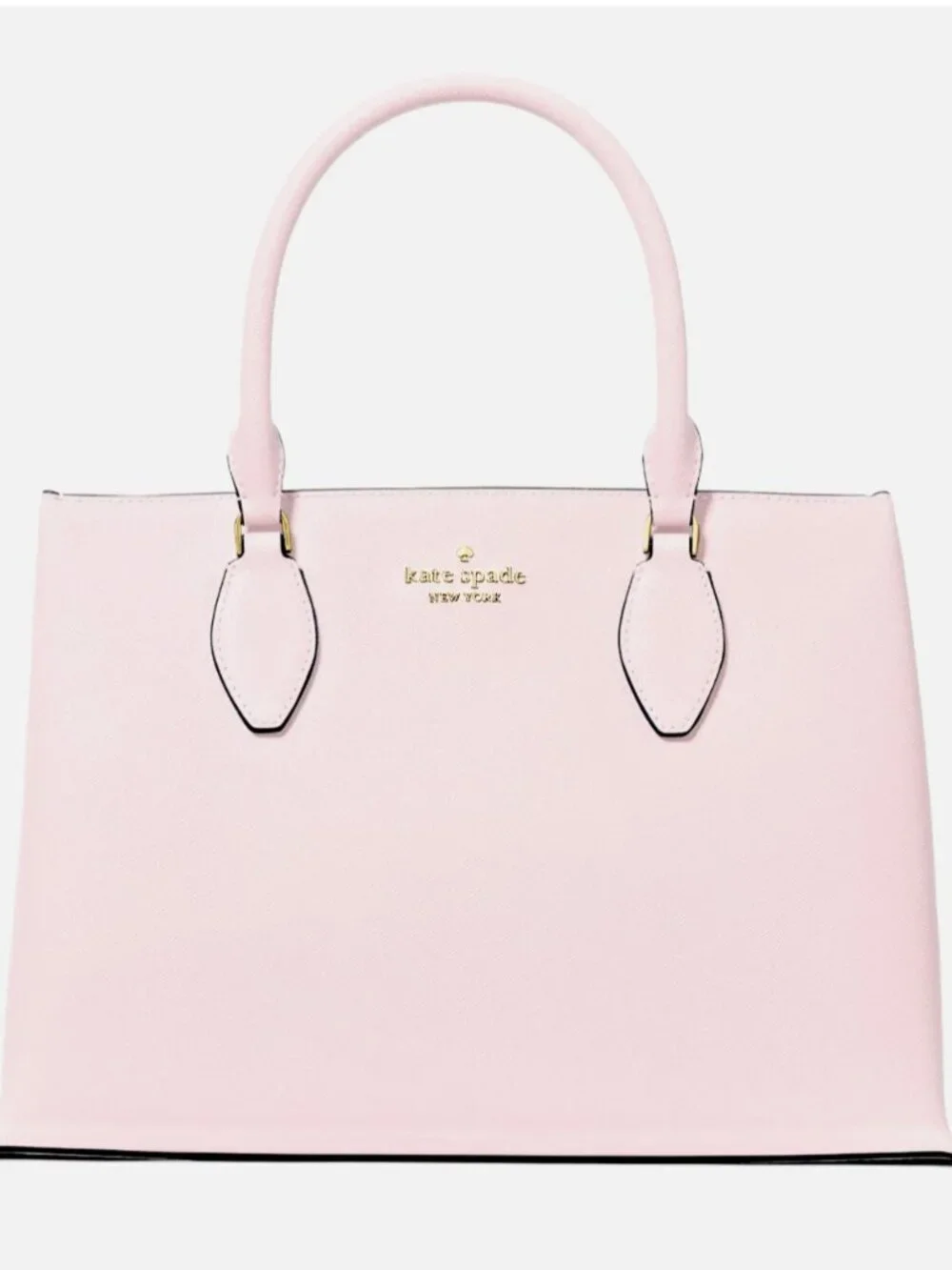New Kate Spade Rae Medium Satchel Saffiano Shimmer Pink